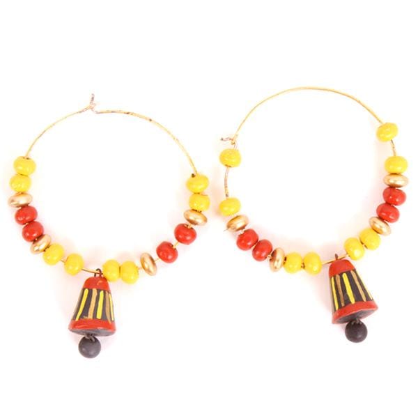 Terracotta Hoop Earring ger006b