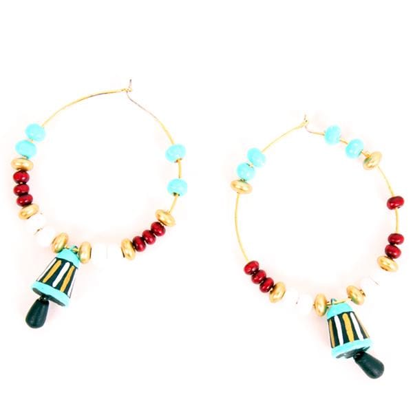 Terracotta Hoop Earring ger006a