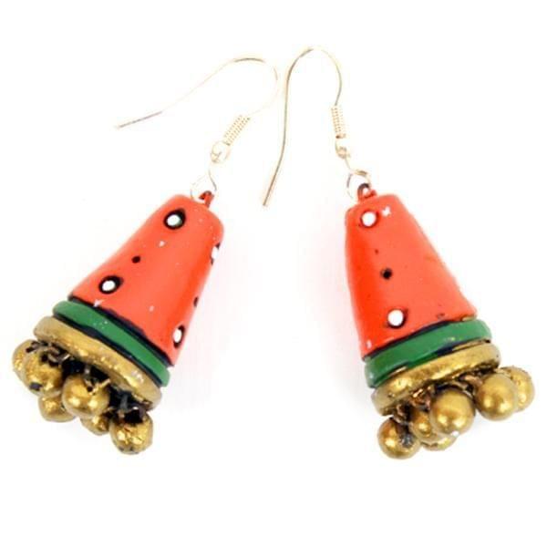 Terracotta Dangle Earring (ger003d)