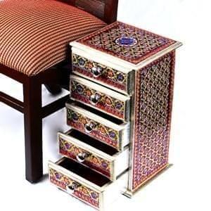Meenakari Drawers "Blooming Garden"