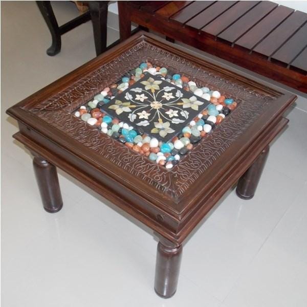 Coffee Table "Tiles & Pebbles"