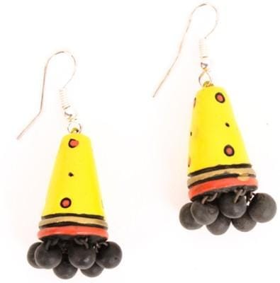 Terracotta Ceramic Dangle Earring