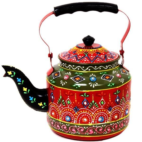 Handpainted Decorative Kettle (Multicolor)  pdkt03