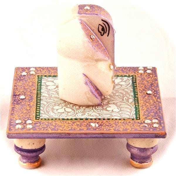 Marble Statue " Lavender Ganpati"