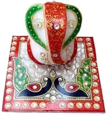 design Marble Ganesh chowki (ganpati04)