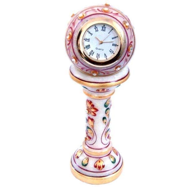Marble Table pillar Clock (mtc01)