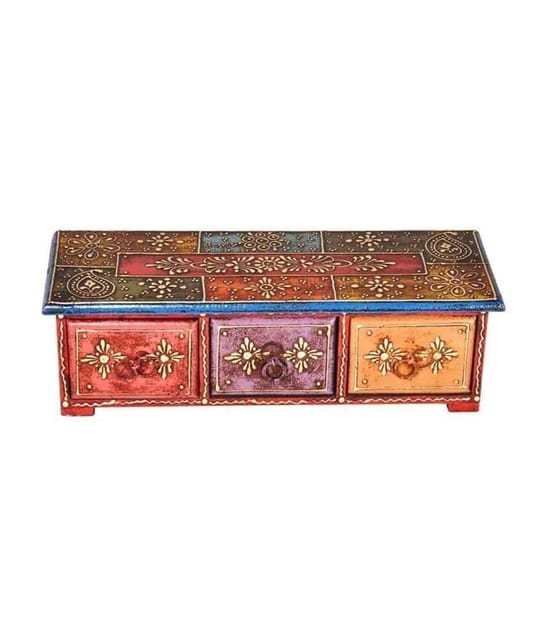 Colorful Ceramic Wooden Jewelery Vanity Drawers bp3adrawer