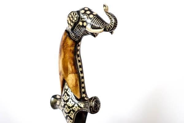 Elephant head Decorative dagger with camel bone (A20014)