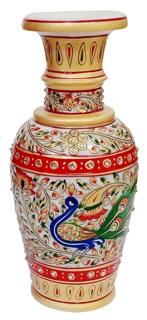 Marble Vase, Flower Pot for home Decoration, Indian gift ideas (10171)