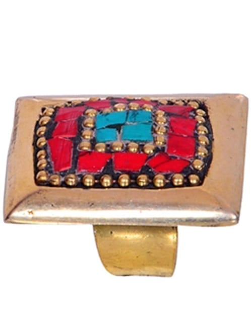 Vintage Collection Cocktail Ring For Women "Golden Dreams" (30015)