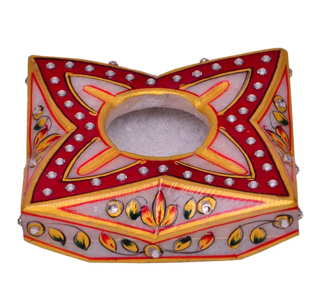 Handpainted Marble Ashtray (10576)