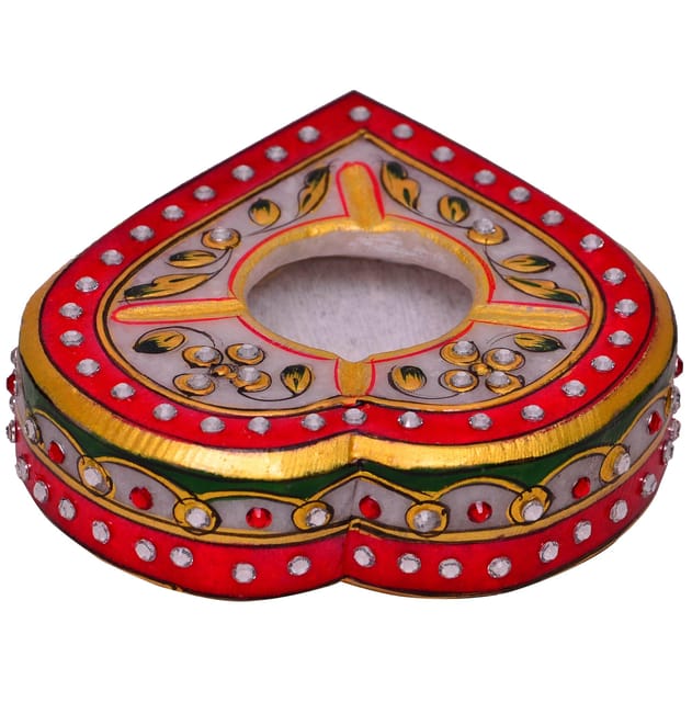 Handpainted Marble Ashtray (10572)