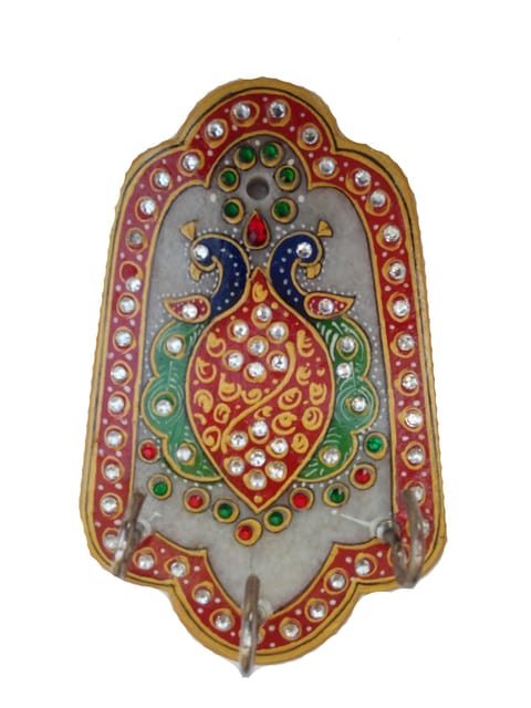 Marble Key holder, wall hooks (10571)