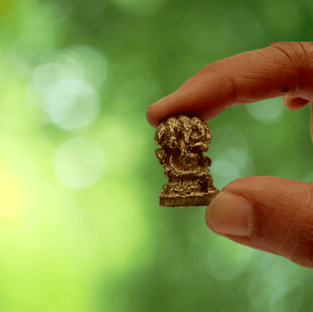 Rare Miniature Statue Lord Ganesha In Panchmukhi Avatar: Unique Collectible Gift (11170)