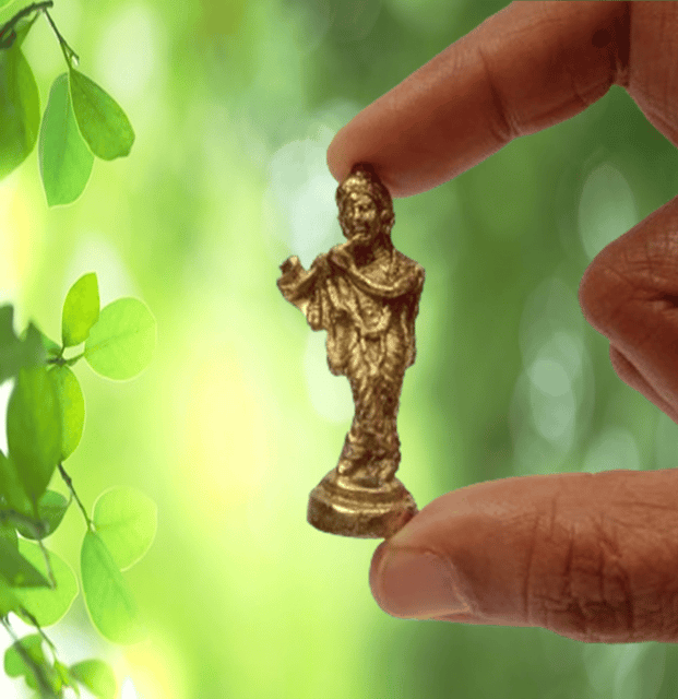 Rare Miniature Statue Lord Krishna: Unique Collectible Gift (11168)