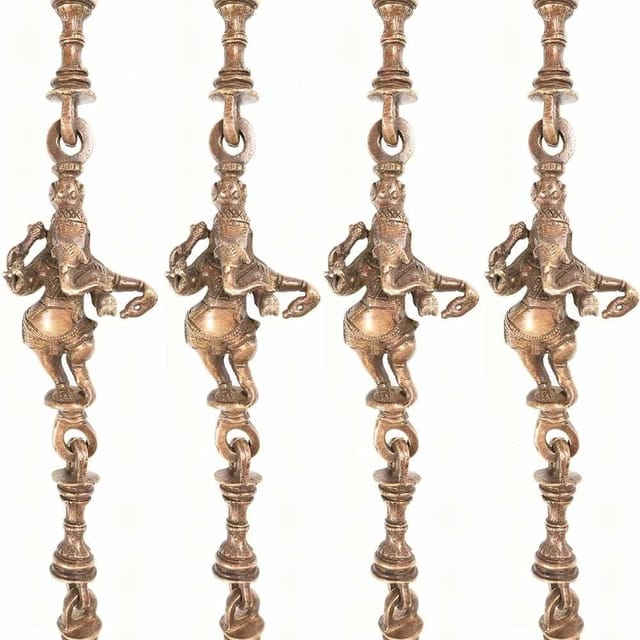 Brass Chain Set of 4 for Swings, Jhula Jhoola Chains
