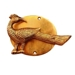 Brass Door/Window/Cupboard Handle: 'Jungle Peacock' (11131)