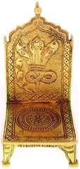 Brass Singhasan Throne Chowki: God's Seating In Home Temple (11232)