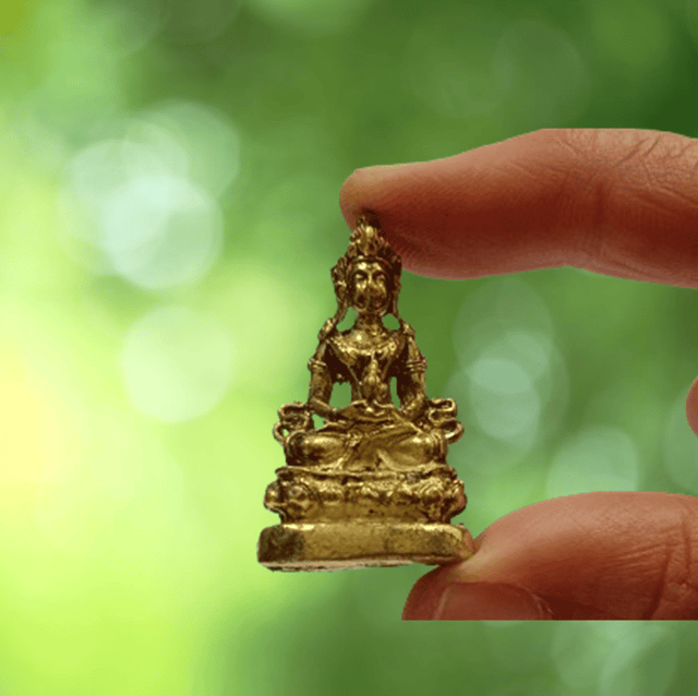 Rare Miniature Statue Lord Buddha in Dhyana Mudra, Unique Collectible Gift (11413)
