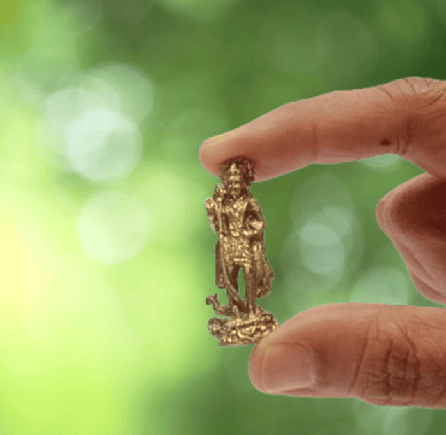 Rare Miniature Statue Murugan Karthikeya, Unique Collectible Gift (11407)