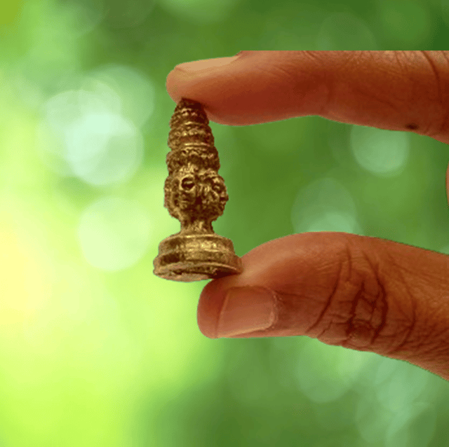 Rare Miniature Statue Four Face Bramha (Phra Phrom) Statue, Unique Collectible Gift (11397)