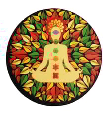 Wooden Fridge Magnet: Buddha's Nirvana  (11461)