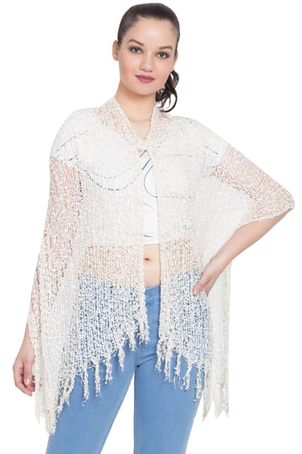 Viscose Stole 'Summer Breeze': Loose Weave Light Weight Scarf; Fashion Statement Piece (20015)