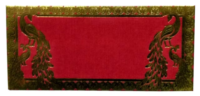 Handmade Paper Shagun Envelopes 'Peacock Melody': Pack of 10 (11704)