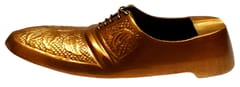 Brass Ashtray 'Kick the Butt': Funky Vintage Shoe Shaped Ash Tray for Cigarette Smokers (11663)