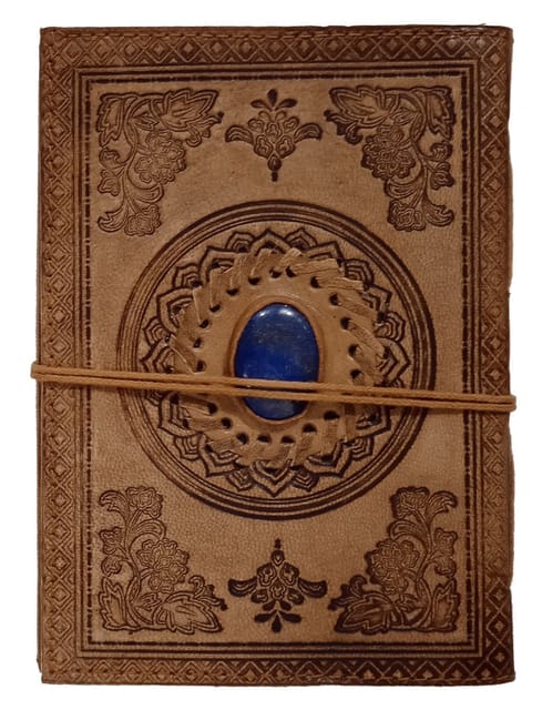 Leather Journal 'Magic Stone': Vintage Design Diary Notebook (10155A)