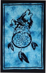 Cotton Wall Poster Werewolf Dreamcatcher: Spiritual Hanging Unframed Sheet (20080)