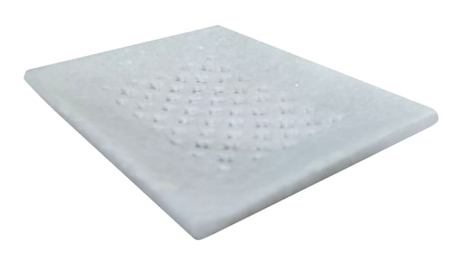 Marble Soapdish: Bathroom Kitchen Soap Bar Holder (12468A)