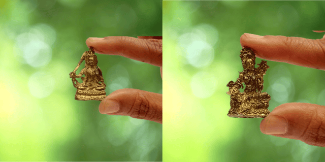 Rare Miniature Statue Set Goddess Tara in 2 Different Poses, Unique Collectible Gift (11410)