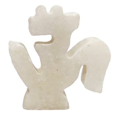 Marble Idol Om: Small Statue For Home Temple, Small (12591A)