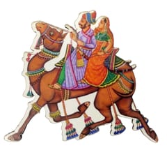 Wooden Fridge Magnet: Indian Camel (12722C)