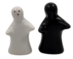Ceramic Salt & Pepper Spiec Shakers: Ghosts Dolls Shape Unique Dining Table Decor (12367A)