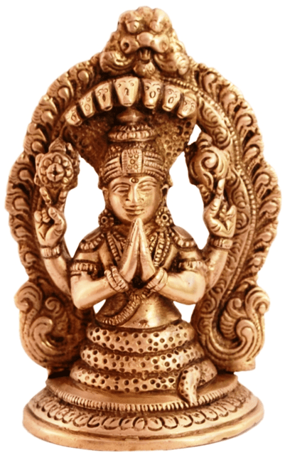 Rare Collection God of Yoga Maharishi Patanajli Brass Statue for Home Decor, Home Temple, Unique Indian Gift 11083