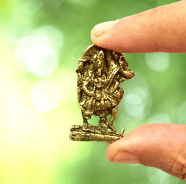 Rare Miniature Statue Hindu Goddess Mahakali: Unique Collectible Gift (11165)