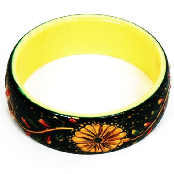 Hand painted Royal Plastic Bangle (bg03)